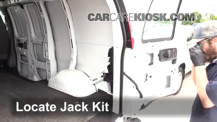 2017 Chevrolet Express 2500 4.8L V8 FlexFuel Extended Cargo Van Jack Up Car Use Your Jack to Raise Your Car